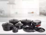 750ML MIDI COCOTTE litinový kulatý hrnec s poklicí, IRON MASSIVE