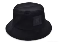 FC bavlněný KLOBOUK černý, s plastickým monogramem