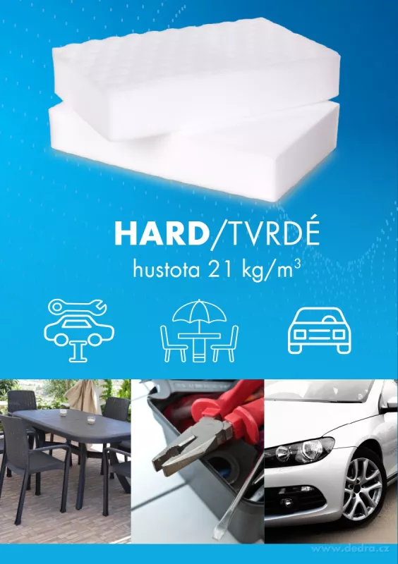 Sada 2 ks tvrdých nano houbiček NANOX®