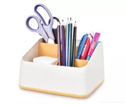 17 cm kancelářský organizér se čtyřmi přihrádkami
