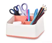 17 cm kancelářský organizér se čtyřmi přihrádkami