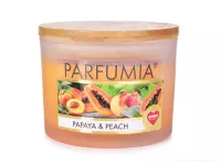 INTENSE 2 KNOTY sójová vonná EKO svíce PARFUMIA®, PAPAYA & PEACH