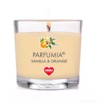 55 ml votivní sójová eko-svíce, VANILLA & ORANGE, PARFUMIA®
