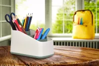 9,5 cm kancelářský organizér se čtyřmi přihrádkami