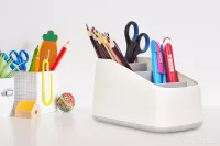 9,5 cm kancelářský organizér se čtyřmi přihrádkami