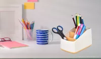 9,5 cm kancelářský organizér se čtyřmi přihrádkami