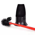 Silikonová kulatá "doživotní" WC štětka, snadno omyvatelná, GoEco®