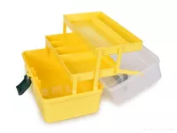 17,5 cm žluté úložné pouzdro se sklopnou rukojetí