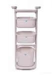4Patrový regál s kbelíkem 15 l