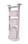 4Patrový regál s kbelíkem 15 l