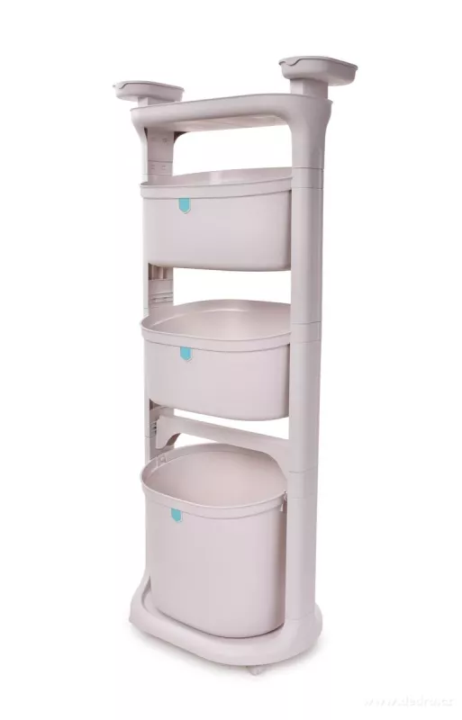 4Patrový regál s kbelíkem 15 l