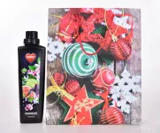 Dárková taška, motiv zdoben zlatými třpytkami