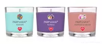 VOTIVNÍ SADA 3ks sójových vonných eko-svíček PARFUMIA® řady DELICATES