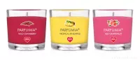 VOTIVNÍ SADA 3ks sójových vonných eko-svíček PARFUMIA® řady DELICATES