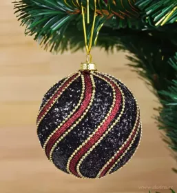 9 cm XL koule s moderním zdobením