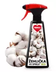 ECO žehlička ve spreji® WHITE COTTON na vyrovnání skladů a záhybů na oblečení
