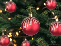 Sada 6 ks koulí s třpytivými vzory