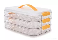 14 cm BUCHTONOŠ CVAK&CVAK třípatrový box na potraviny