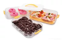 16,5 cm BUCHTONOŠ CVAK&CVAK třípatrový box na potraviny