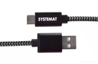 2 metrový rychlonabíjecí kabel USB-C/USB-A 2.0 AluCore