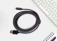 2 metrový rychlonabíjecí kabel USB-C/USB-A 2.0 AluCore