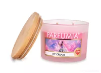 400 ml sójová vonná eko-svíce, 2 knoty, ICE CREAM, PARFUMIA®