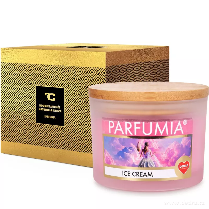 400 ml sójová vonná eko-svíce, 2 knoty, ICE CREAM, PARFUMIA®