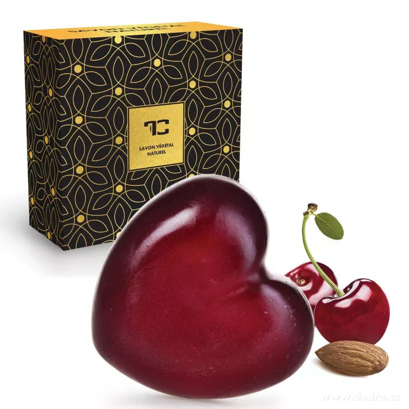 Kosmetické mýdlo s kokosovým olejem a vysokým obsahem glycerinu, MIDNIGHT CHERRY