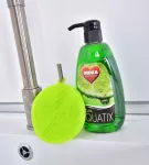 SILISASANKA na mytí silikonová houbička oboustranná