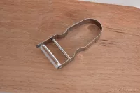 11,5 cm kuchyňská škrabka s hladkou čepelí na zeleninu