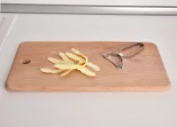 12,5 cm kuchyňská škrabka s hladkou čepelí na zeleninu