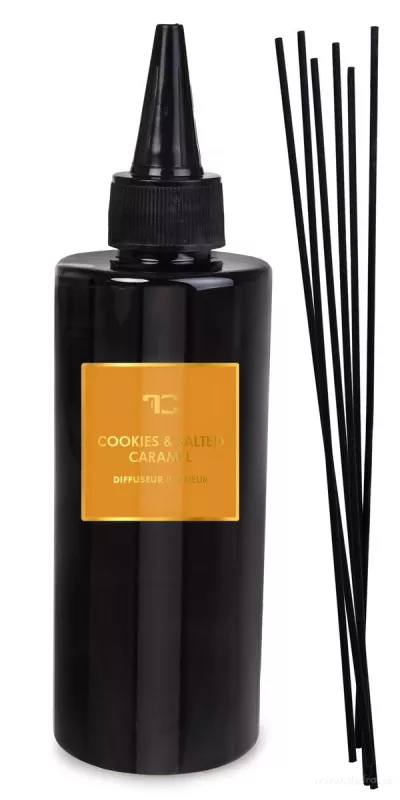 200 ml náplň do tyčinkových difuzérů, COOKIES & SALTED CARAMEL, PARFUMIA®