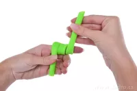 4 ks EKOSLÁMKY 26 cm celoživotní, silikonové, s kartáčkem, průměr 1 cm