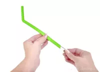 4 ks EKOSLÁMKY 26 cm celoživotní, silikonové, s kartáčkem, průměr 1 cm