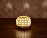Keramická aromalampa s dekorem hvězd