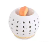 Keramická aromalampa s dekorem hvězd