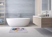 ULTRASAVÁ koupelnová podložka křemelinová, 60 x 90 cm