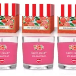 VOTIVNÍ SADA 3ks sójových vonných eko-svíček PARFUMIA®, RED GRAPEFRUIT