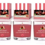 VOTIVNÍ SADA 3ks sójových vonných eko-svíček PARFUMIA®, pečený čaj, LADY MARMELADE’S FRUIT TEA