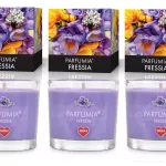 VOTIVNÍ SADA 3ks sójových vonných eko-svíček PARFUMIA®, FRESSIA