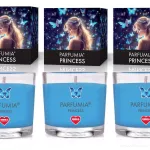 VOTIVNÍ SADA 3ks sójových vonných eko-svíček PARFUMIA®, PRINCESS