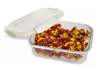 1300 ml skleněná dóza na potraviny FRESH GLASS CVAK&CVAK