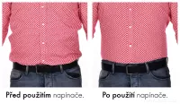 2 ks napínač košile s upínacími klipsy