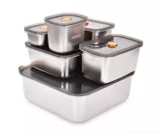 2300 ml nerezová dóza na potraviny GOURMET BOX