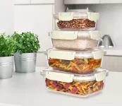 350 ml skleněná dóza na potraviny FRESH GLASS CVAK&CVAK