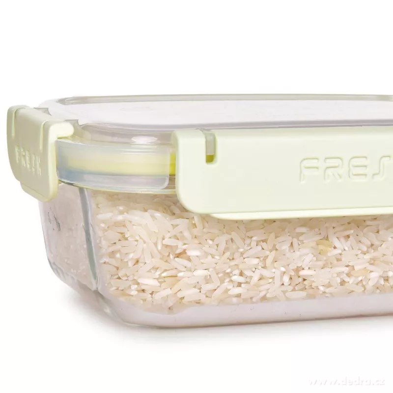600 ml skleněná dóza na potraviny FRESH GLASS CVAK&CVAK