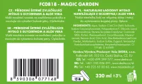 Přírodní šetrné zvláčňující mýdlo s glycerinem a Aloe vera, MAGIC GARDEN