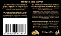 Přírodní zvláčňující tělové mléko s exkluzivním parfémem, RED VELVET