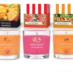 VOTIVNÍ SADA 3ks sójových vonných eko-svíček PARFUMIA® řady DELICATES