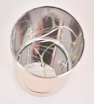 15 cm skleněný svícen s led osvětlením